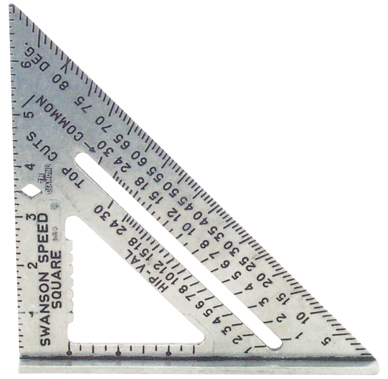 Swanson Speed Series S0101 Pocket Square, Aluminum, 7-1/4 in L, 7 in W – image 1