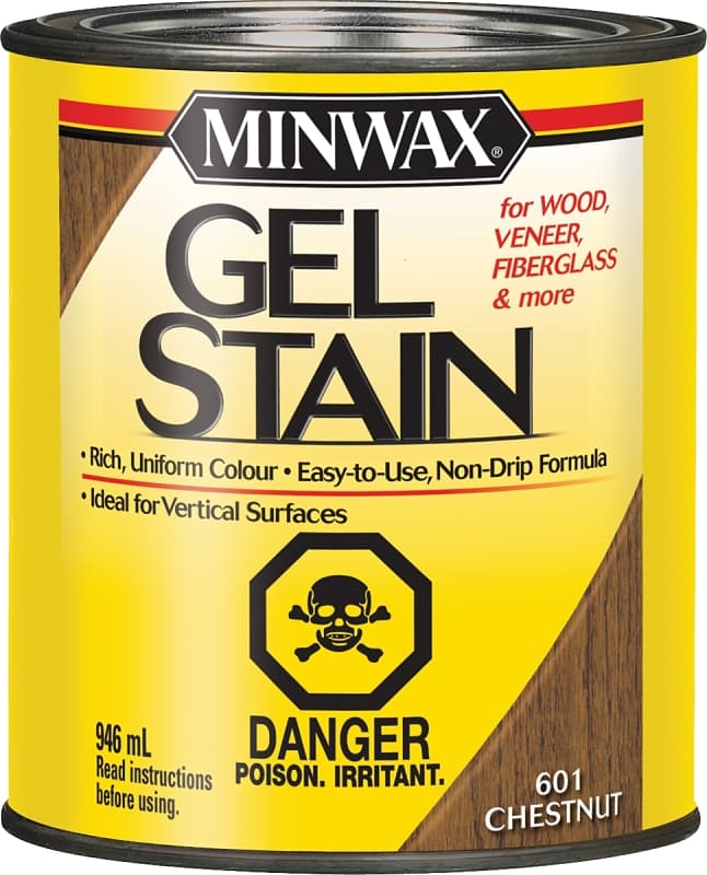 Minwax 26013 Gel Stain, Chestnut, Liquid, 946 mL – image 1