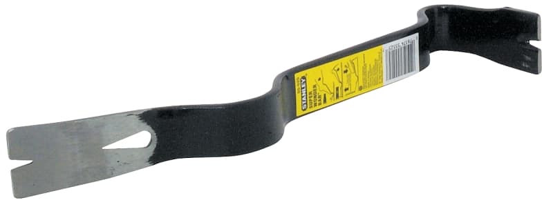 STANLEY 55-525 Pry Bar, 15 in L, Beveled Tip, 1-3/4 in Claw Blade Width 1, 1-3/4 in Claw Blade Width 2 Tip, HCS – image 1