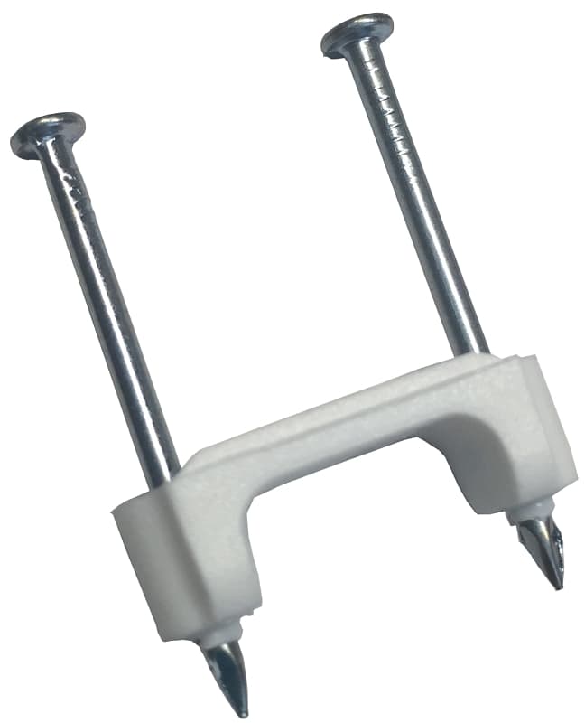 Gardner Bender PS-1550T Cable Staple, 1/2 in W Crown, Plastic/Polyethylene, 15/PK – image 1