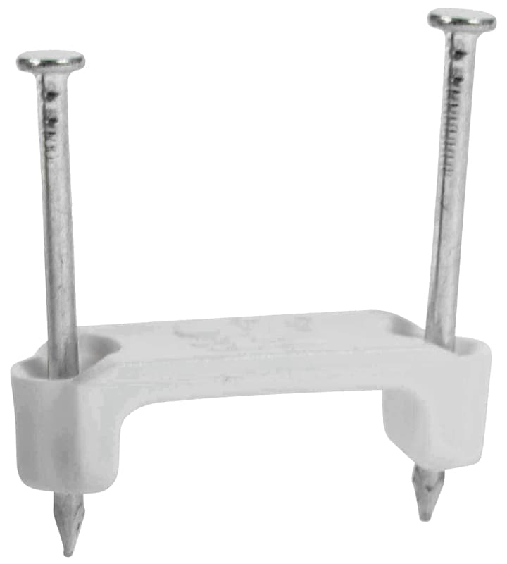 Gardner Bender PS-1575T2 Cable Staple, 3/4 in W Crown, Plastic/Polyethylene, 15/PK – image 1