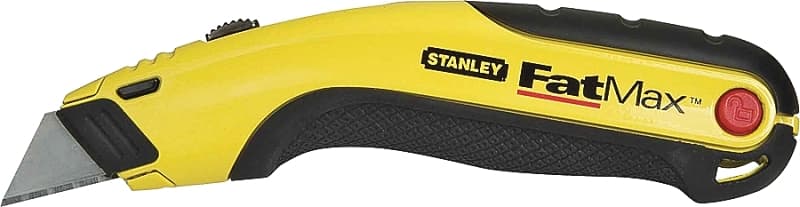 STANLEY 10-778 Utility Knife, 2-7/16 in L Blade, 1-3/8 in W Blade, Carbon Steel Blade, Ergonomic Handle – image 1