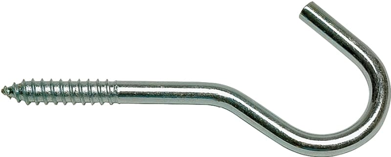 National Hardware 2040BC N220-483 Ceiling Hook, 125 lb Working Load, #0, Steel, Zinc – image 1