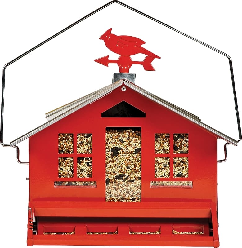 Perky-Pet Squirrel-Be-Gone II 338 Wild Bird Feeder, Country, 8 lb, Metal, 14 in H, Pole Mounting – image 1