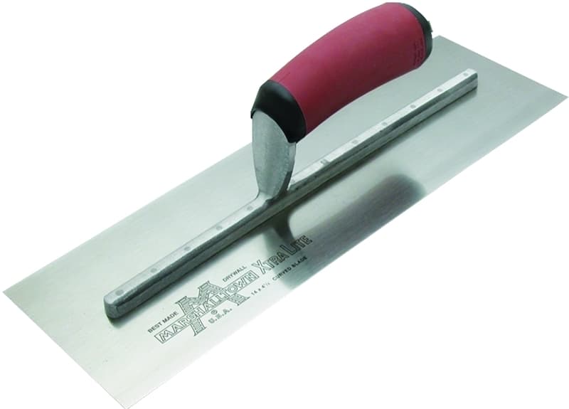Marshalltown 12AD Drywall Trowel, 4-1/2 in W Blade, 14 in L Blade, HCS Blade – image 1