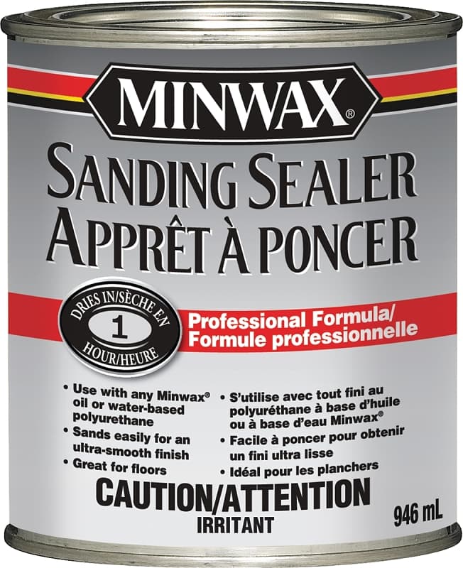 Minwax CM6570000 Sanding Sealer, Clear, Liquid, 946 mL, Can – image 1