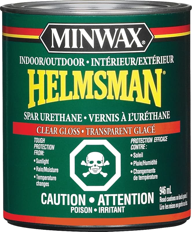 Minwax Helmsman 40003M444 Spar Urethane, High-Gloss, Clear – image 1