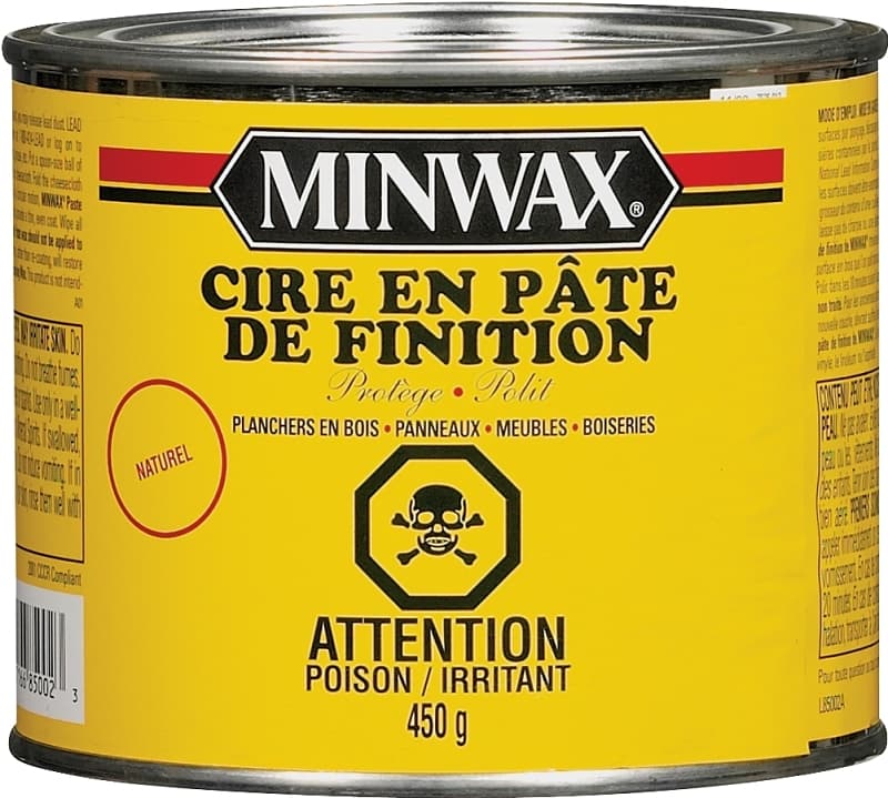 Minwax 78500 Finishing Wax, 450 g, Solid, Natural – image 1