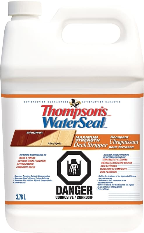 Thompson's WaterSeal THC052504-16 Deck Stripper, Liquid, 3.78 L, Can – image 1