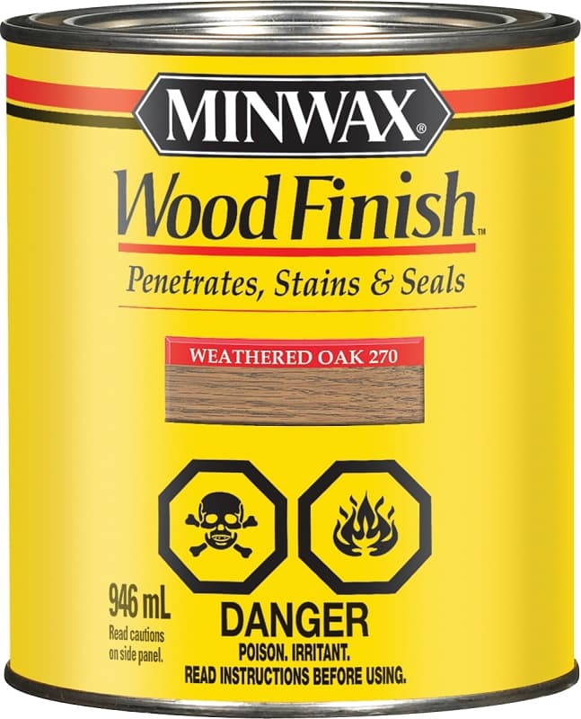 Minwax CM7004744 Wood Stain, Weathered Oak, Liquid, 946 mL, Can – image 1