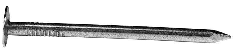 ProFIT 0132135 Hand Drive Roofing Nail, 2 in L, Flat Head, 11 ga Gauge, Steel – image 1
