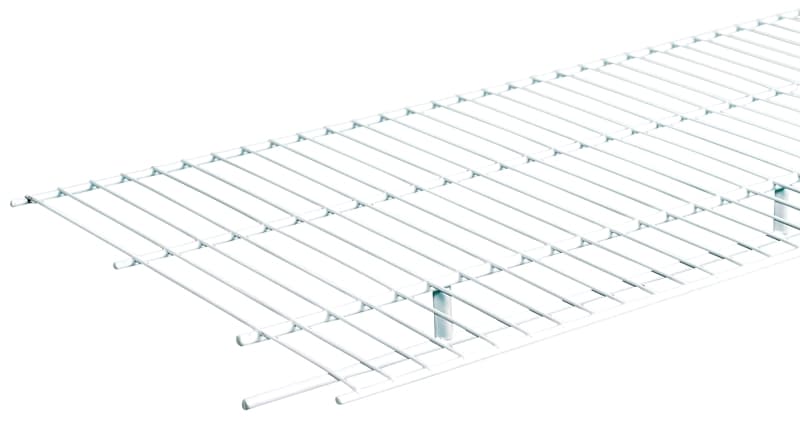 ClosetMaid 37305 Wire Shelf, 100 lb, 1-Level, 16 in L, 144 in W, Steel, White – image 1