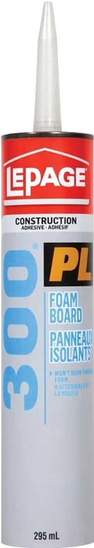 LePage 1421916 Foamboard Adhesive, Tan, 295 mL Cartridge – image 1