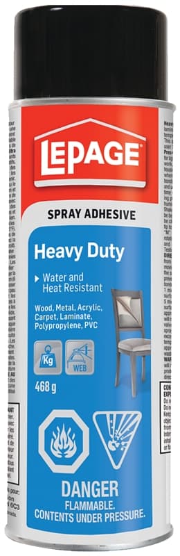 LePage 1726250 Spray Adhesive, Off White, 467.8 g Aerosol Can – image 1