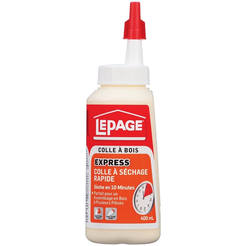 LePage 1536417 Wood Glue, Milky, 400 mL Bottle – image 1