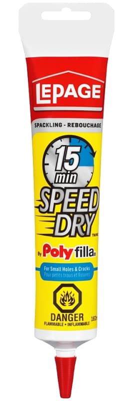LePage Polyfilla 394026 Instant Crack Filler, Tan, 162 mL Squeeze Tube – image 1