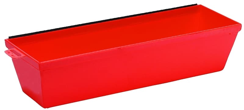 Marshalltown 914 Mud Pan, 13-3/4 in L Bottom, 3 in W Bottom, Vinyl – image 1