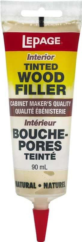 LePage 393934 Wood Filler, Paste, Natural, 90 mL Tube – image 1
