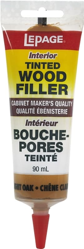 LePage 393935 Wood Filler, Paste, Light Oak, 90 mL Tube – image 1