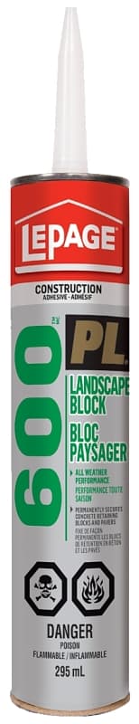 LePage 1654127 Block Adhesive, Beige, 295 mL Cartridge – image 1