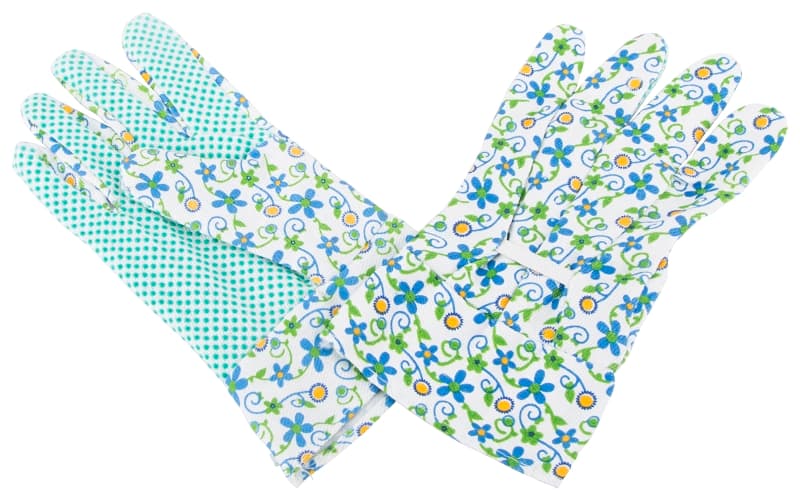 Diamondback C001 Garden Gloves with PVC Dots, Women's, One-Size, Fabric 80% Cotton 20% polyester – image 1