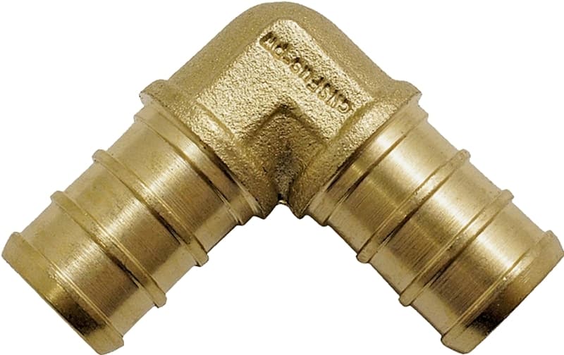 Apollo CPXE12 Pipe Elbow, 1/2 in, 90 deg Angle, Brass – image 1
