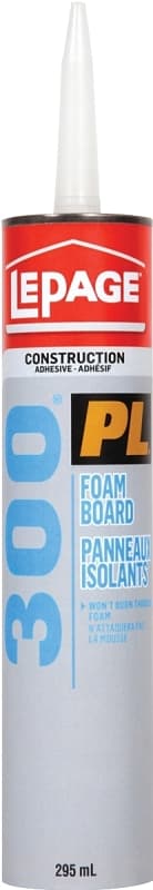 LePage 1113123 Foamboard Adhesive, Tan, 825 mL Cartridge – image 1
