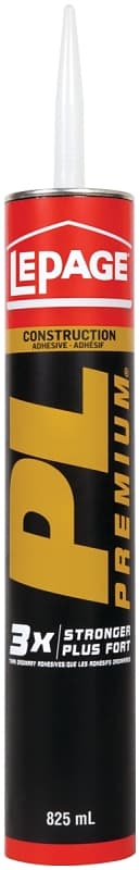 LePage 1403222 Construction Adhesive, Tan, 825 mL Cartridge – image 1
