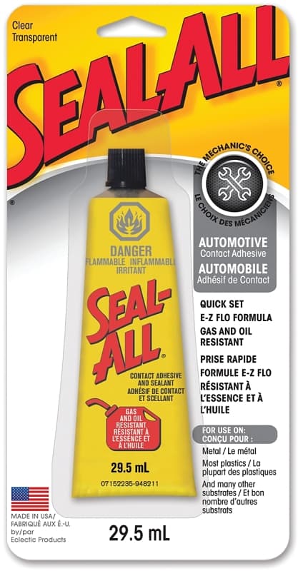 Seal-All 380135 Automotive Adhesive, Clear, 29.5 mL, Carded – image 1