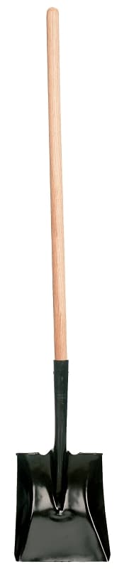 Garant 80423 Shovel, 9-1/2 in W Blade, Steel Blade, Wood Handle, Long Handle, 42 in L Handle – image 1