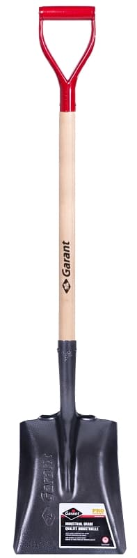 Garant 81767 Shovel, 10 in W Blade, Steel Blade, Wood Handle, D-Grip Handle, 27-3/4 in L Handle – image 1