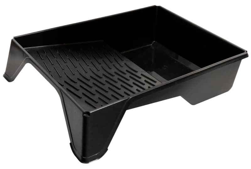 Bennett PLASTIC T-3 Paint Tray, 9-1/2 in W, 2 L, Plastic, Black – image 1