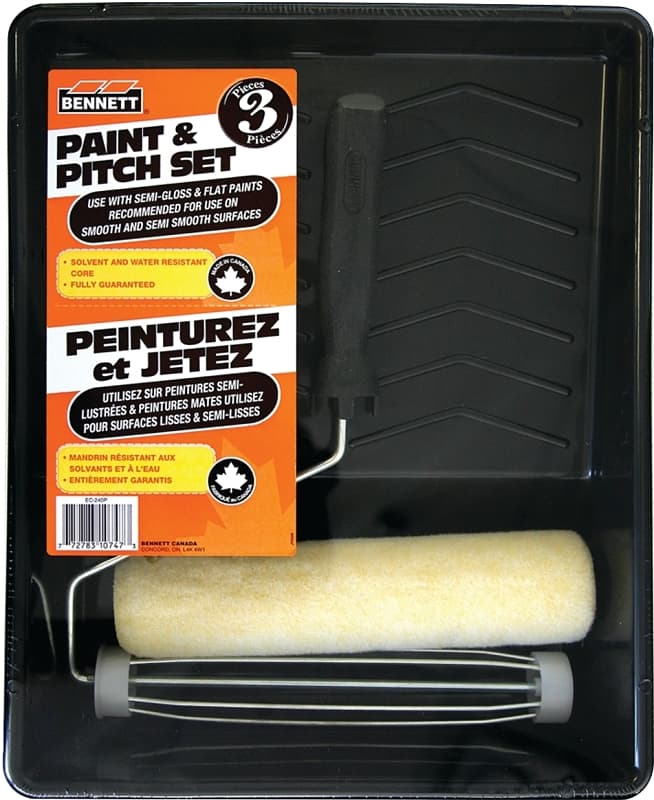 Bennett EC-240P Paint and Pitch Set, Semi-Smooth, Smooth Surface, Plastic, 3-Piece – image 1