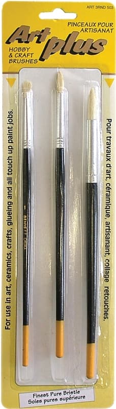 Bennett ART 3RND 503 Artist Brush Set, Wood Handle – image 1