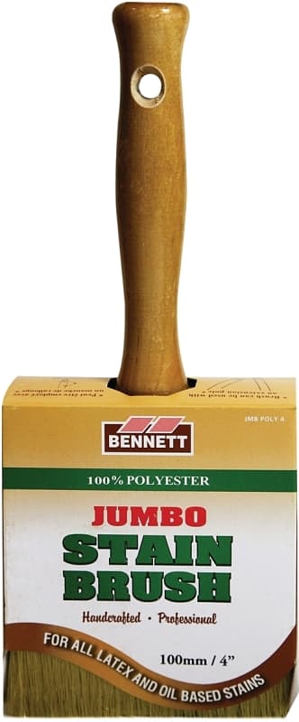 Bennett JMB POLY 4 Paint Brush, 4 in W, Polyester Bristle – image 1