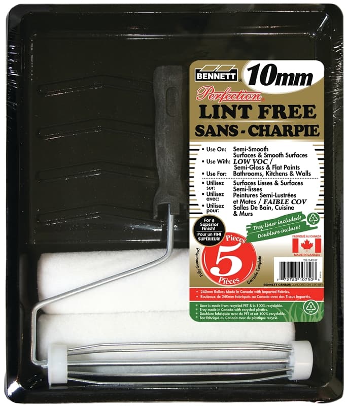 Bennett 2LF-240HP Paint Roller Set, Plastic, 5-Piece – image 1