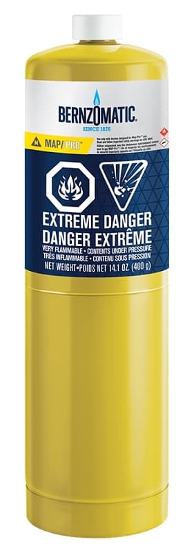 BernzOmatic MAP-PRO 332478 Hand Torch Cylinder, 14.1 oz – image 1