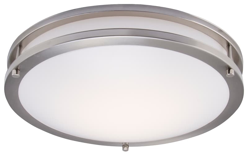Boston Harbor CL202AC Flush Mount Ceiling Fixture, 120 V, 24 W, 1-Lamp, LED Lamp, 1680 Lumens, 3000 K Color Temp – image 1