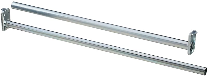 National Hardware DPV209 N338-327 Closet Rod, 48 to 72 in L, Steel, Bright – image 1