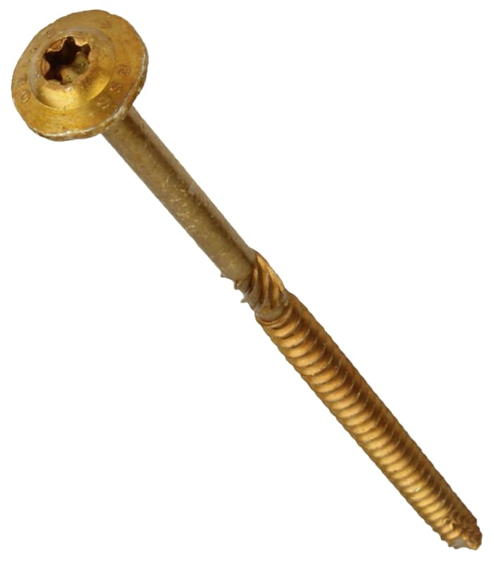 GRK Fasteners RSS 12281 Structural Screw, 3/8 in Thread, 6 in L, Partial Thread, Washer Head, Star Drive, Type 17 Point – image 1