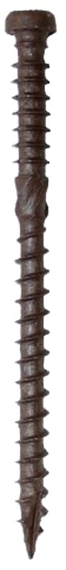 GRK Fasteners Kameleon 67158 Deck Screw, #9 Thread, 2-1/2 in L, Coarse Thread, Flat Head, Star Drive, Type 17 Point, 100/PK – image 1