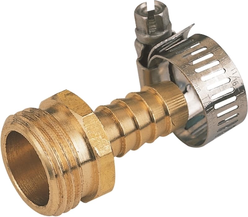 Landscapers Select GB934M3L Hose Coupling, 1/2 in, Male, Brass, Brass – image 1