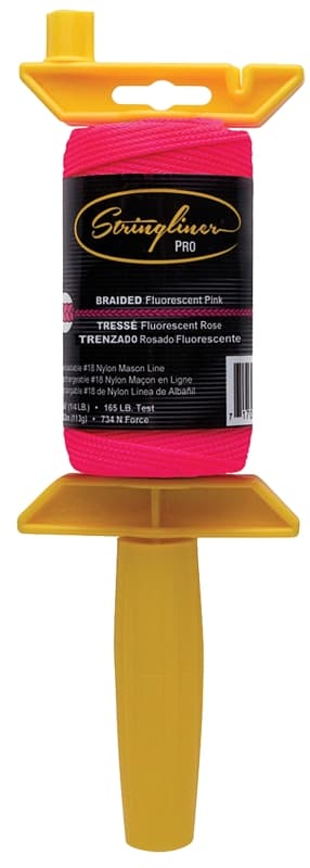 Stringliner 25162 Line Reel, 250 ft L Line, Fluorescent Pink Line – image 1