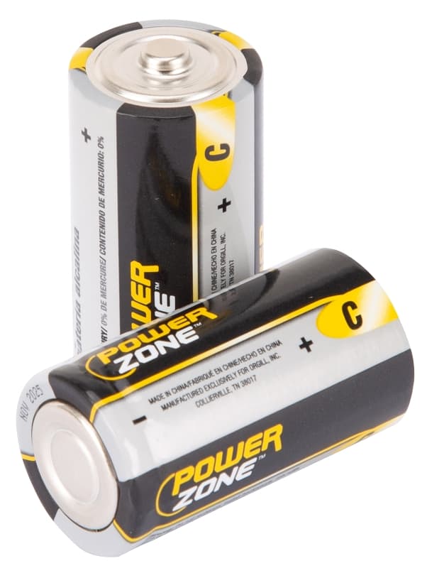 PowerZone LR14-4P-DB Battery, 1.5 V Battery, C Battery, Zinc, Manganese Dioxide, and Potassium Hydroxide – image 1