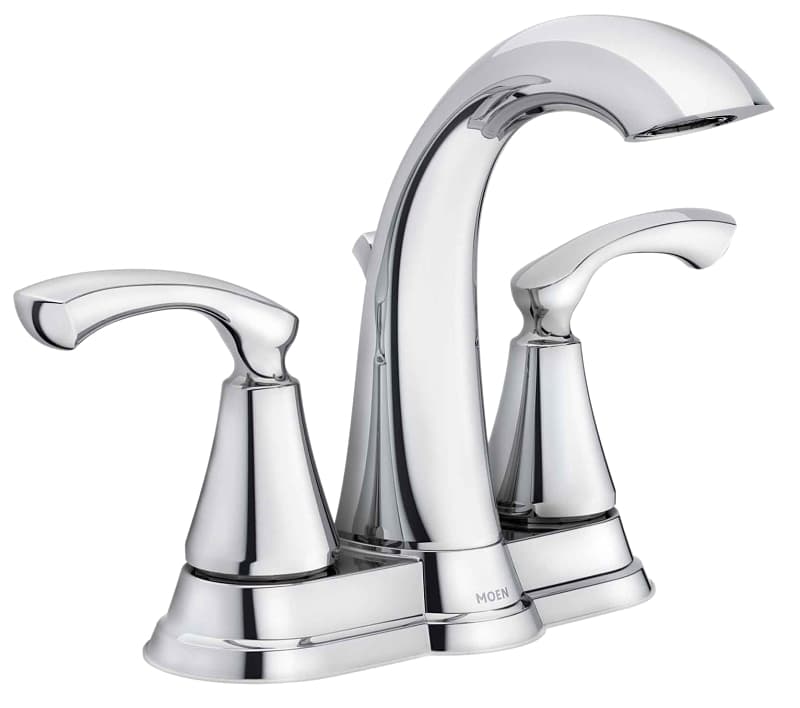 Moen Tiffin Series WS84876 Bathroom Faucet, 1.2 gpm, 2-Faucet Handle, Metal, Chrome Plated, Lever Handle – image 1