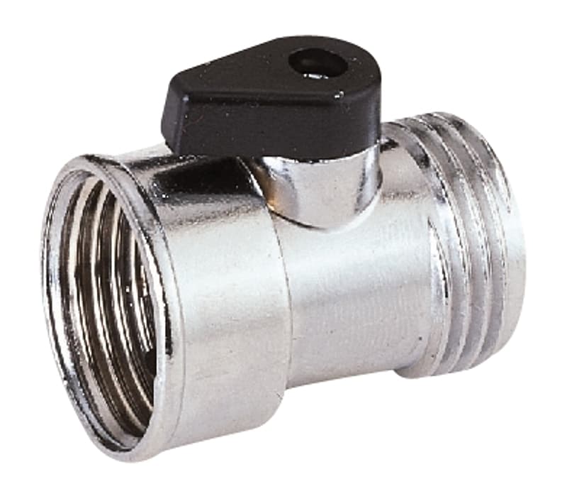 Landscapers Select GC5043L Hose Shut-Off Valve, 3/4 in, Female, 1 -Port/Way, Zinc Body, Silver, Chrome – image 1