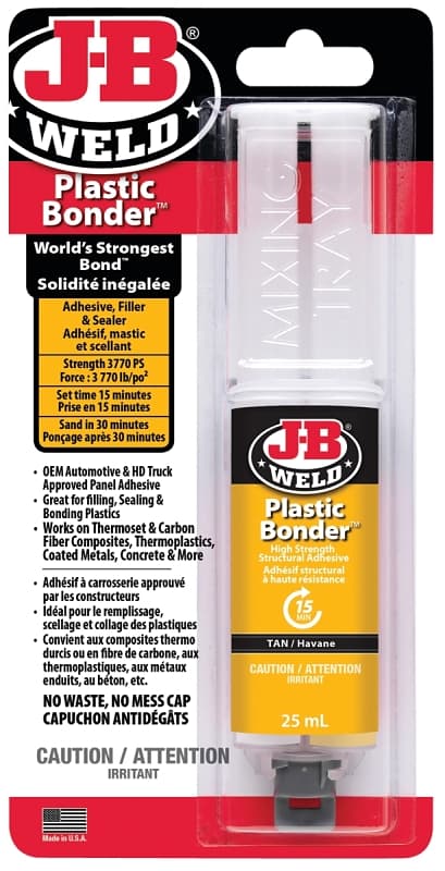 J-B Weld 50133F Urethane Adhesive, Beige, 25 mL, Syringe – image 1