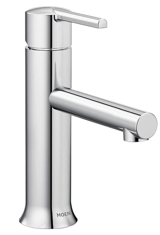 Moen Arlys 84770 Bathroom Faucet, 1.2 gpm, 1 -Faucet Handle, 1 -Faucet Hole, Brass/Metal, Chrome Plated – image 1