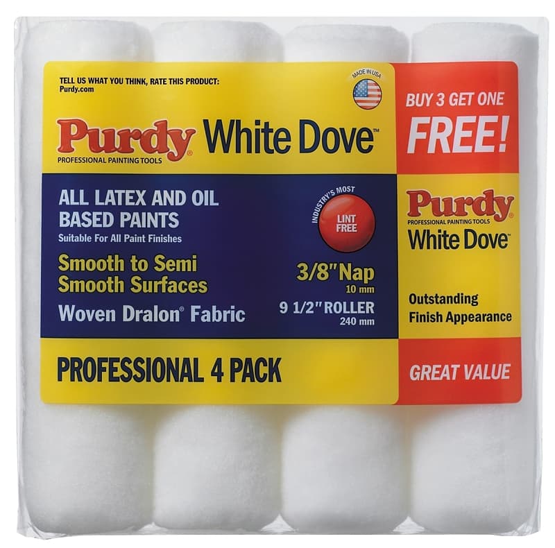 ROLLER PAINT WHITE 10 X 240MM – image 1