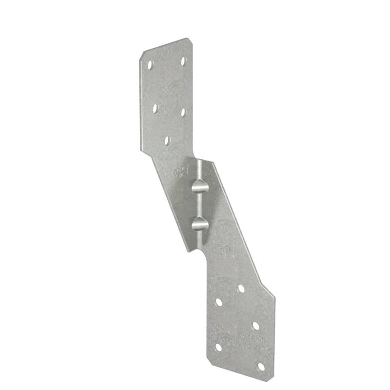 Simpson Strong-Tie H2.5A Hurricane Tie, 6 in L, 1-3/8 in W, Steel, Galvanized, Fastening Method: Nail – image 1